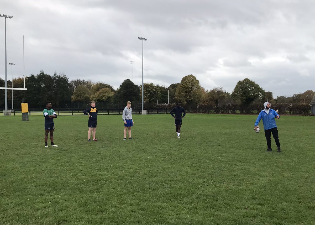 DerekMaybury's tweet photo. Thanks to @glennpredy & @gmuzz87 for running the @IrishRugby @LeinsterBranch #CoachingCourse with our #TYSS students today #FromTheGroundUp https://t.co/9kHSc8UZHk