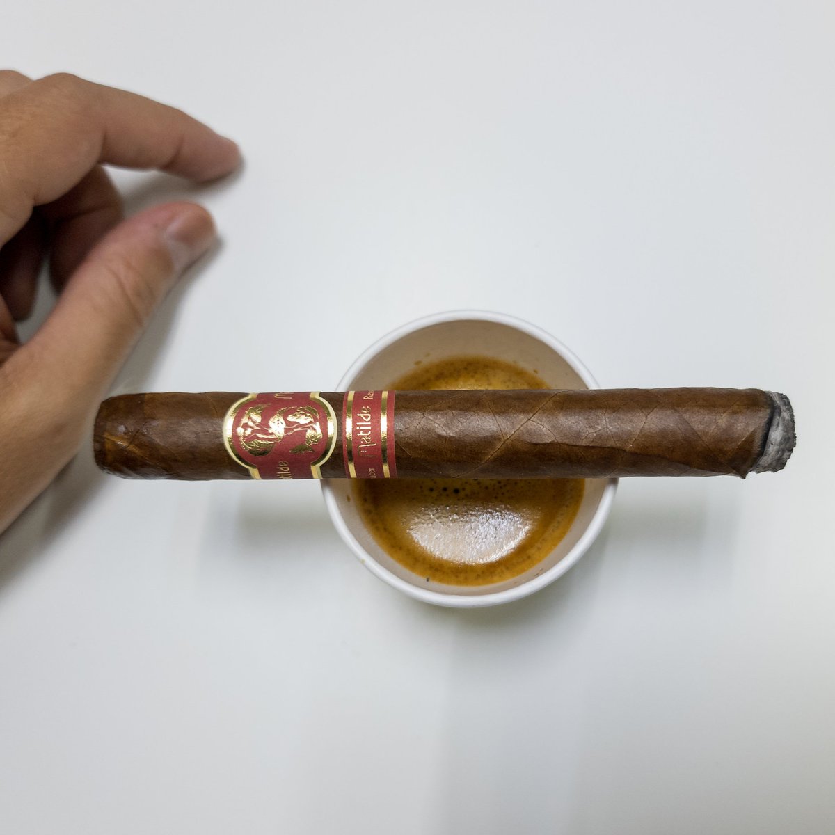 In the past week I've been smoking a lot of the Renacer Corona. I find it to be a beautiful morning smoke.