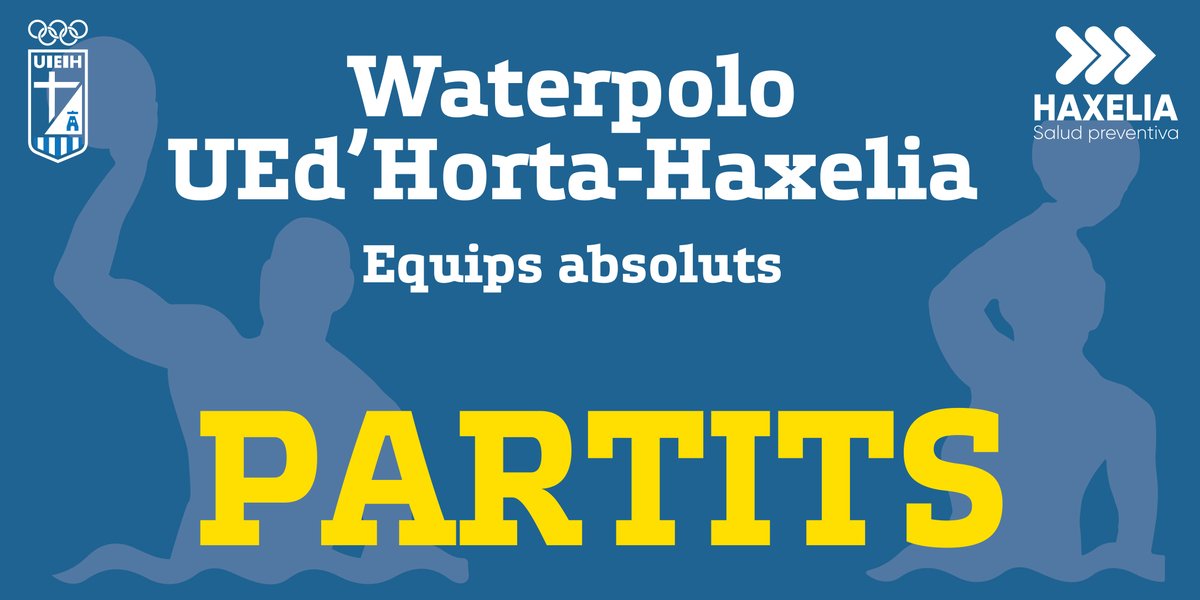 UEHorta's tweet photo. Aquest cap de setmana els nostres absoluts de #wp UE d'Horta-Haxelia juguen a casa i podràs seguir tots dos partits en streaming:
Diss 6/16:30h ABS. FEM vs @leioawaterpolo
https://t.co/VjX6akVTrl
Diss 6/18.30h ABS. MASC vs @lalatinawp
https://t.co/0aW21bc7Vk
#SomUEH #wpUEH https://t.co/A83uFwvDxR