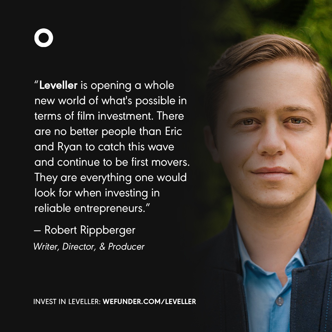 LevellerMedia's tweet photo. Filmmaker Robert Rippberger on Leveller's revolutionary concept.

Invest with us at https://t.co/8jZjiqE36B https://t.co/ND9r1cFmWg