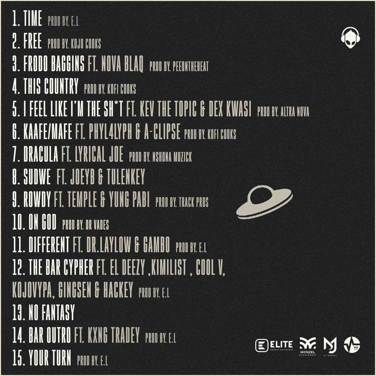#BAR6 Official Tracklist