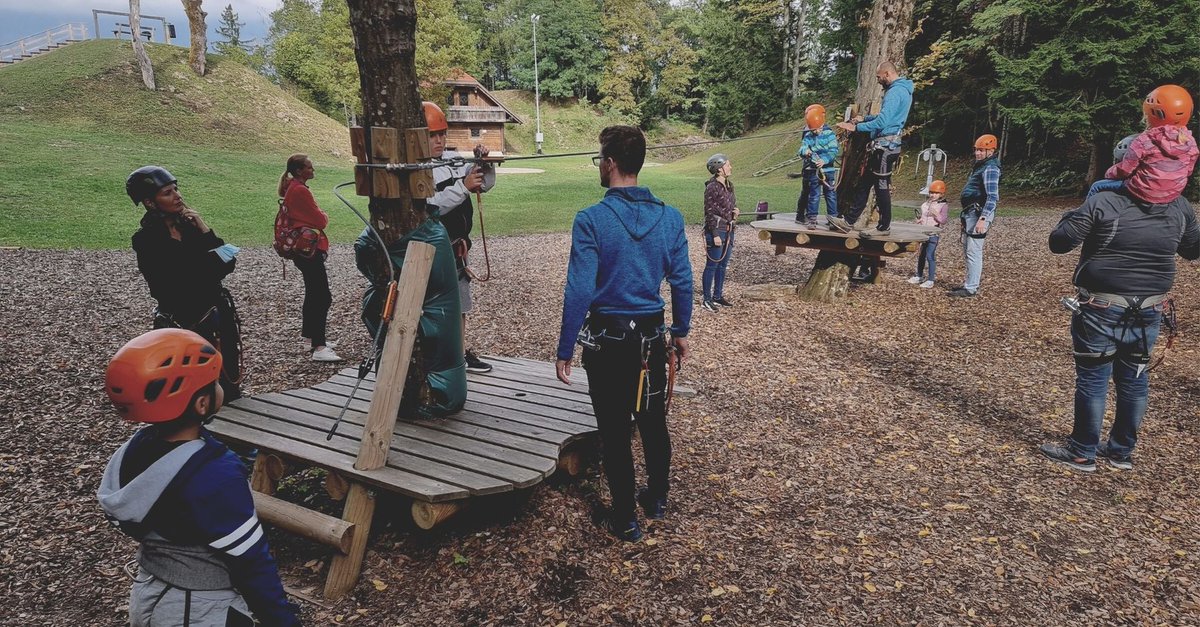admiraldynamics's tweet photo. Finally, we got to reunite with team Slovenia and their families for our long-awaited family day. This Family Day exceeded our wildest expectations! 

Experience our adventure in Slovenia 👉 https://t.co/fV6Mz5A5KF

#teambuilding #careers  #remotework #Slovenia #IT https://t.co/VH6Ze7Xjou