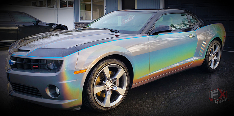 ffellers's tweet photo. Stunning #colorchangewrap done in @3MFilms Gloss Flip Psychedelic. Thanks FX Designs LLC, https://t.co/BRNWlCgjhf https://t.co/BU4Tw45Bg3