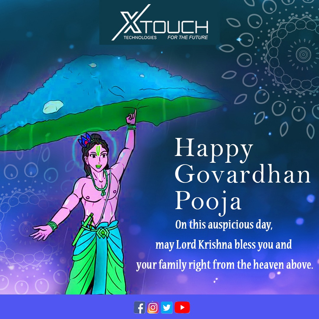 XtouchTechnolo1's tweet photo. May Lord Krishna bless you with abundance of love and happiness.
Happy Govardhan Pooja!
.
.
Visit: https://t.co/JpudIN9Ie9
.
.
#xtouchtechnologies #xtouch #happygovardhanpuja #happygovardhanpooja #govardhan2021 #happygovardhan #happygovardhanpooja2021 #dubai #festival https://t.co/3lvJLWEpV2