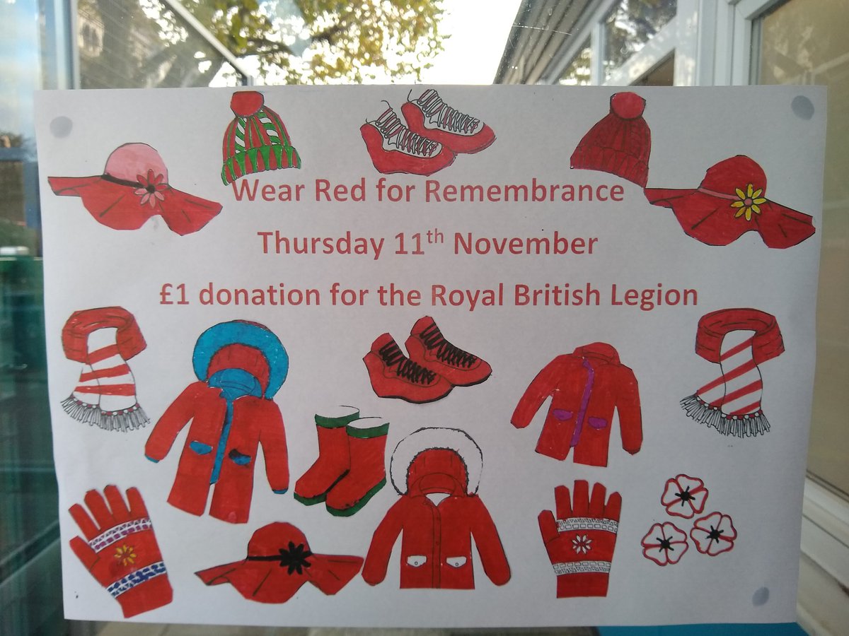 StPaulclass's tweet photo. Our Mini Vinnies have been busy organising our latest fundraiser! ❤️ Wear Red for Remembrance ❤️ Thursday 11th November. Donate £1. Fundraising for the Royal British Legion @PoppyLegion @StAnnesgaCPS @DOW_Ed_Service https://t.co/zJDnjWwKWL