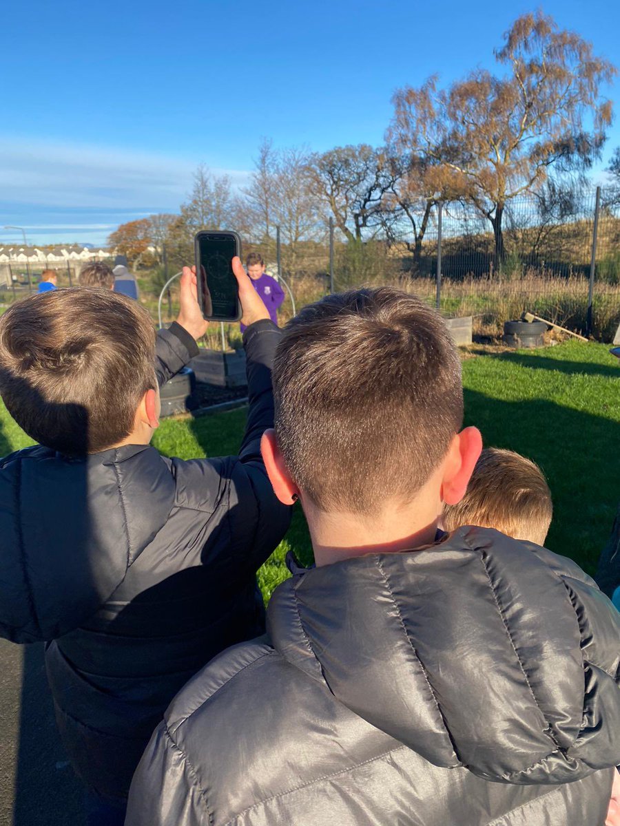 southdaleps's tweet photo. #Outdoorclassroomday P7 are using compass apps and paper compasses to calculate and estimate bearings π€© #SDOutdoor #SDdigilearn https://t.co/7zDHnVOX9z