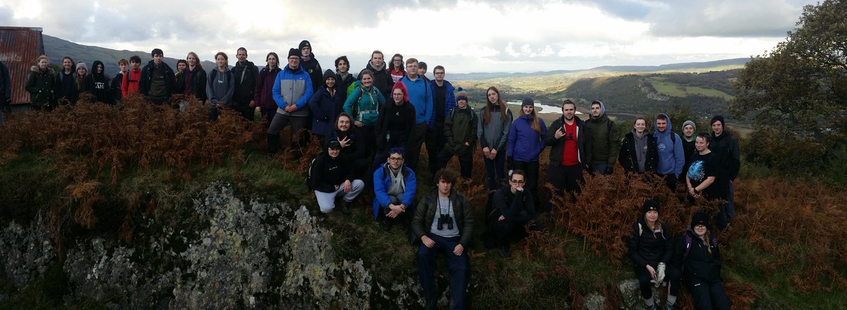 PrysorWilliams's tweet photo. Perfect (wet!) weather to take 1st-year Env Science students @BangorUni to discuss managing land for flood mitigation, followed by daily trips (and sun!) around Eryri to explore land use, conservation, renewables, ecology, water quality, GHGs, glaciation, and more! A great week. https://t.co/AMlTy0WwER