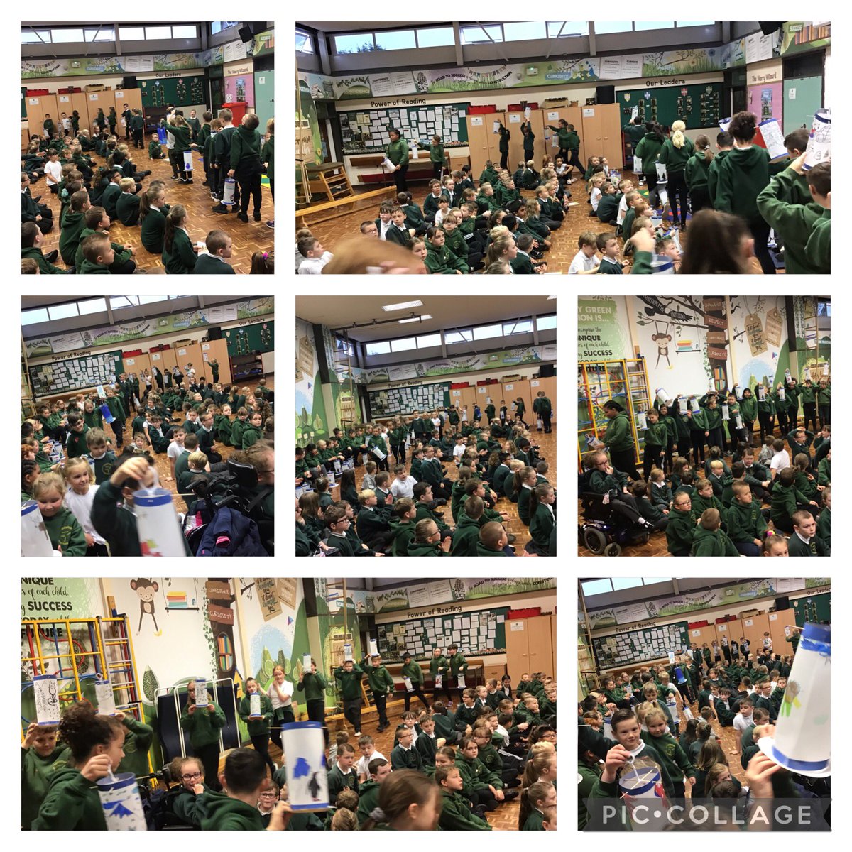 BGloveswriting's tweet photo. A fantastic morning in our assembly this week. Some brilliant reading challenge certificates, an amazing spelling bee where we showed #confidence #challenge and a lantern parade from years 2 and 6 to
top it off. A super way to end a super week! @BGlovestheArts @BGLovesReading https://t.co/Ar2xPaF5vU