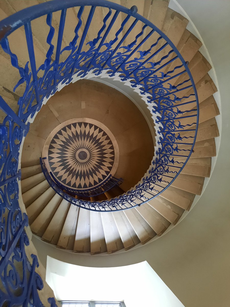 This Staircase Looks LikeA Shell But Can Anyone Tell Me Where It Is London ToursAvailable Limited Availability #londontourism #londontours #londontravelguide #royalnavalcollege #royalobservatory #greenwich #bloodymary #mary1s #sealife #sealifelondon #southbank #londonattractions