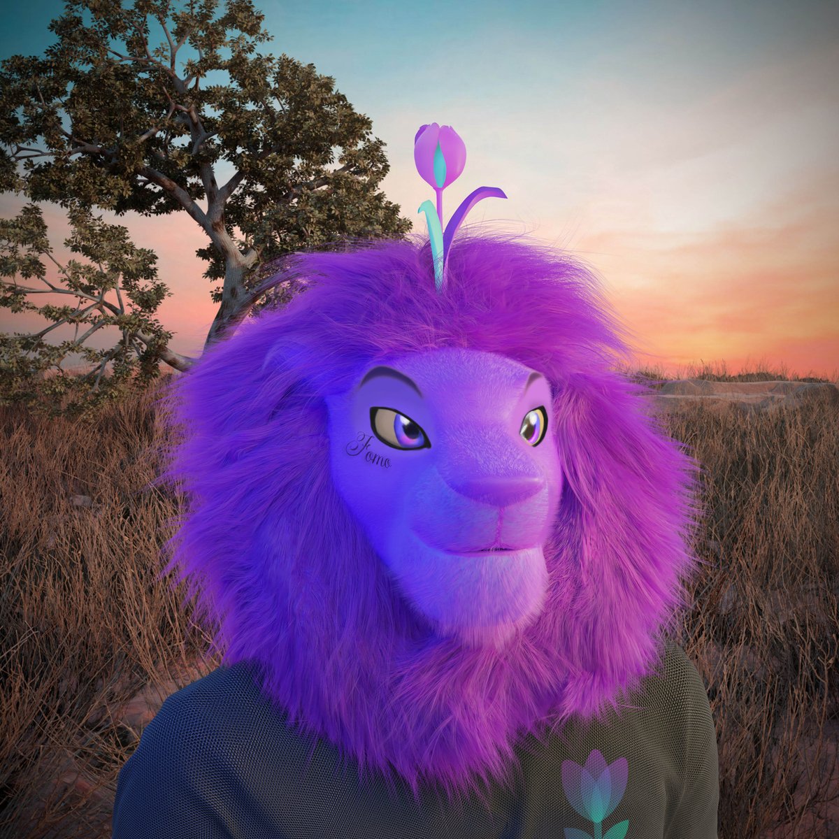 JungleCatsIO's tweet photo. "GMOAR Jungle Cats -

We've teamed up with the guys @TulipProtocol to bring you this (1/1) lion! They are the definition of grassroots building!

To win this cat:
1. Retweet/Tag 2 friends
2. Follow @TulipProtocol/@JungleCatsIO 
3. Join Jungle Cats Discord: https://t.co/8kYjbRdZAY https://t.co/xKUUwwgHJh