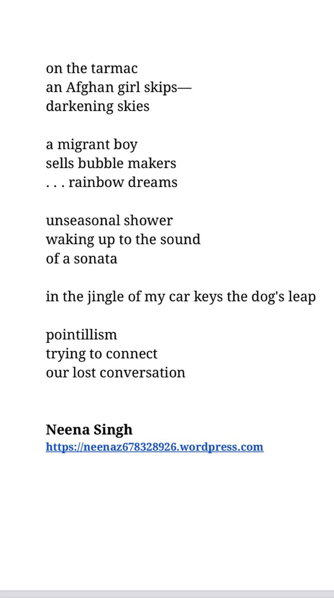 NeenaSingh7's tweet photo. #failedhaiku #haikuhut #senryu #issue71 https://t.co/cRFcbqnj4K
