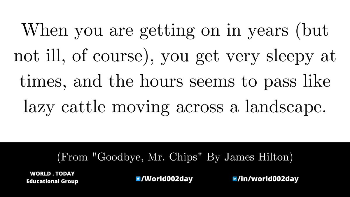 When you are ...
#Languages #GoodByeMrChips #JamesHilton #Writing #Read #Write #amreading #amwriting #amediting #ameditor #amwrite #amread #writerscommunity #writerslift #ContentCreation #ContentCreators #contentmarketing #ContentDevelopment #Book #Books #booktwt #booktweet #art