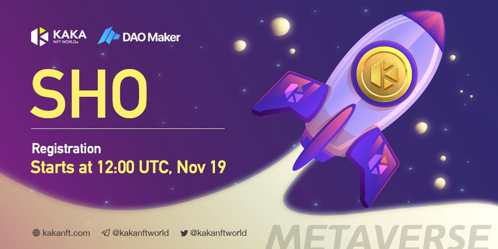 KAKA Metaverse (@kakanftworld) on Twitter photo 😻#IDO for KAKA NFT World to be Held at Top Launchpad <a href="/TheDaoMaker/">Bullish By DAO</a>
🔵SHO $Raise: $145,000 + $5,000 community round
🪙Ticket Size: $250 worth $KAKA
📕To know more about this cooperation:👇🏻
kakanft.medium.com/sho-for-kaka-n…
#CryptocurrencyNews #cryptocurrency #CryptoNews 😻#IDO for KAKA NFT World to be Held at Top Launchpad <a href="/TheDaoMaker/">Bullish By DAO</a>
🔵SHO $Raise: $145,000 + $5,000 community round
🪙Ticket Size: $250 worth $KAKA
📕To know more about this cooperation:👇🏻
kakanft.medium.com/sho-for-kaka-n…
#CryptocurrencyNews #cryptocurrency #CryptoNews