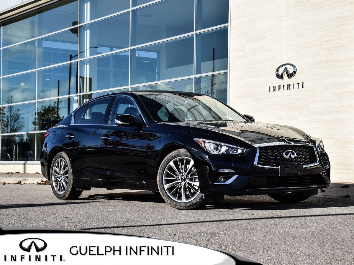 The all new 2022 INFINITI Q50 LUXE has just recently arrived at our Guelph Infiniti dealership, and it shows off a strong exterior style, with tailored interior! Read more about it in our latest blog – just follow the link below! 
bit.ly/3whSDJ8
#GuelphInfiniti #2022Q50