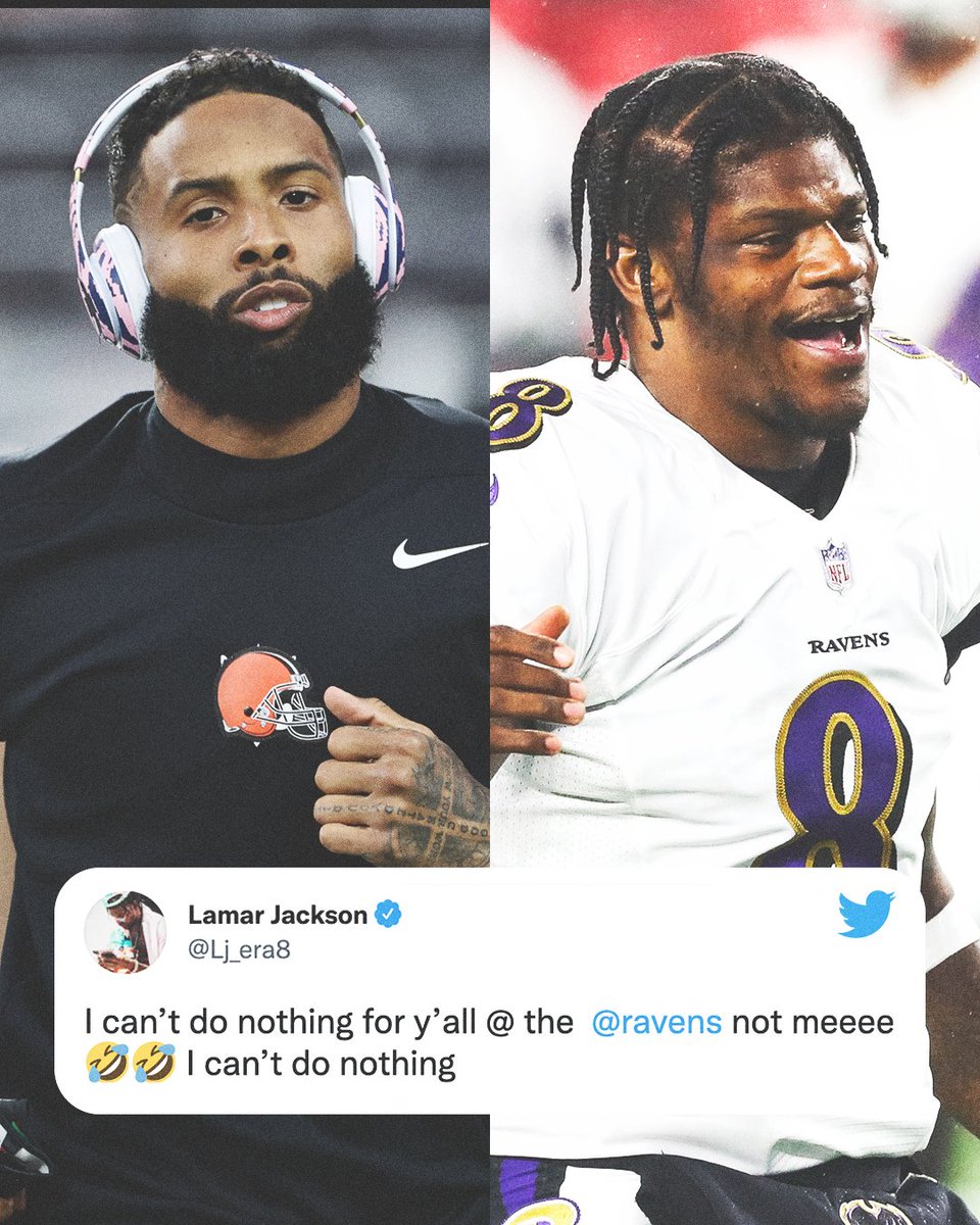 SportsCenter's tweet photo. Ravens fans are doing their best to get OBJ to Baltimore.

@Lj_era8 😂 https://t.co/u5sYuL5nOD