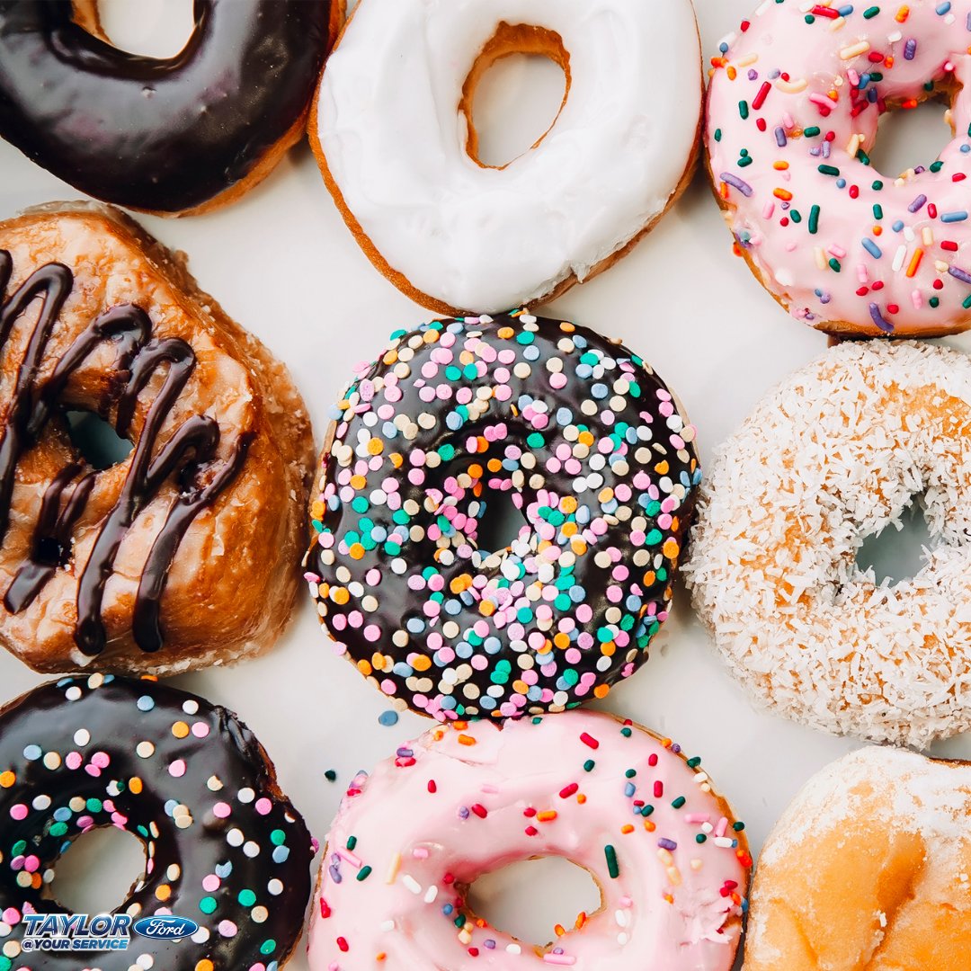 shoptaylorford's tweet photo. What is your favorite kind of donut? π
We heard today was #NationalDonutDay! π© Be sure to grab yourself a sweet treat from Donut Kastle to celebrate this delicious day. π
#taylorford #taylormi #donutkastle #donuts https://t.co/3McPoEFOZT
