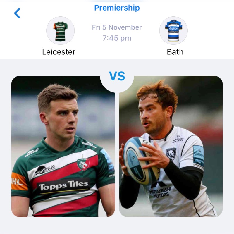 ultimaterugby's tweet photo. π― @LeicesterTigers v @BathRugby π
β
Live commentary π¨βπ»
β
Stats π€
β
Insights π
#GallagherPrem #LEIvBATH