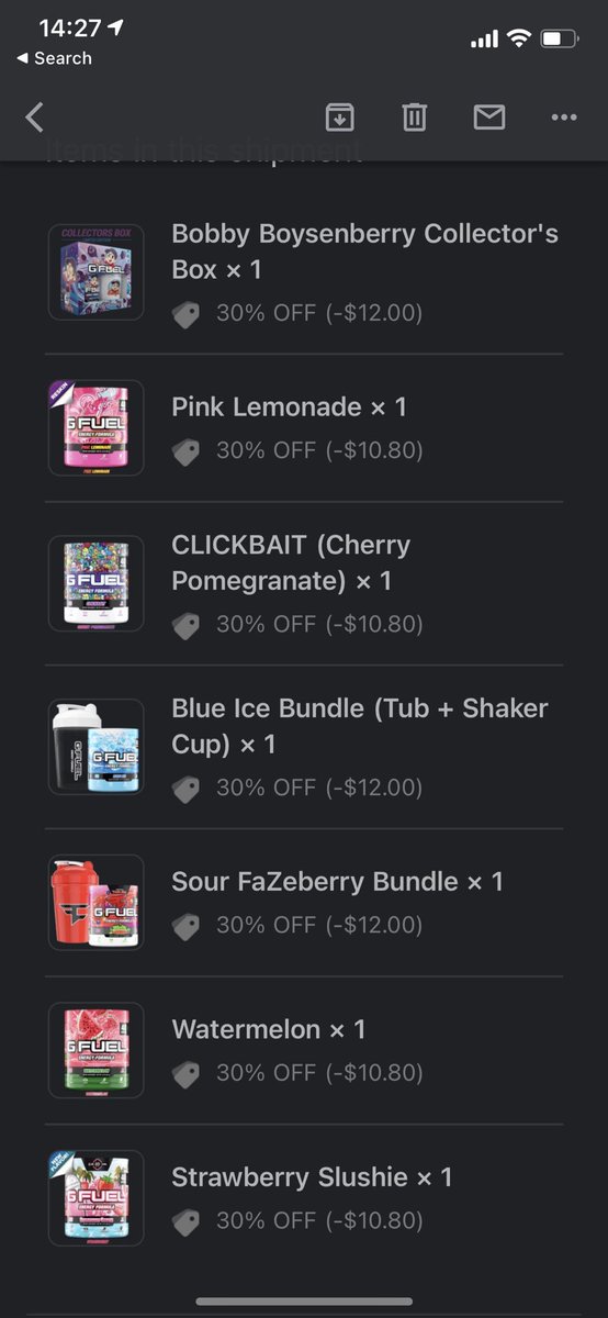 Met the homie <a href="/Tech_HD1/">TECH HD</a> 2 days ago on twitch and decided to buy 7 tubs of <a href="/GFuelEnergy/">G FUEL®</a> with his code, he deserves it a lot, so if you’re planning on buying the best energy drink ever made then use code “TECHHD” at the checkout to get 30% off 😘