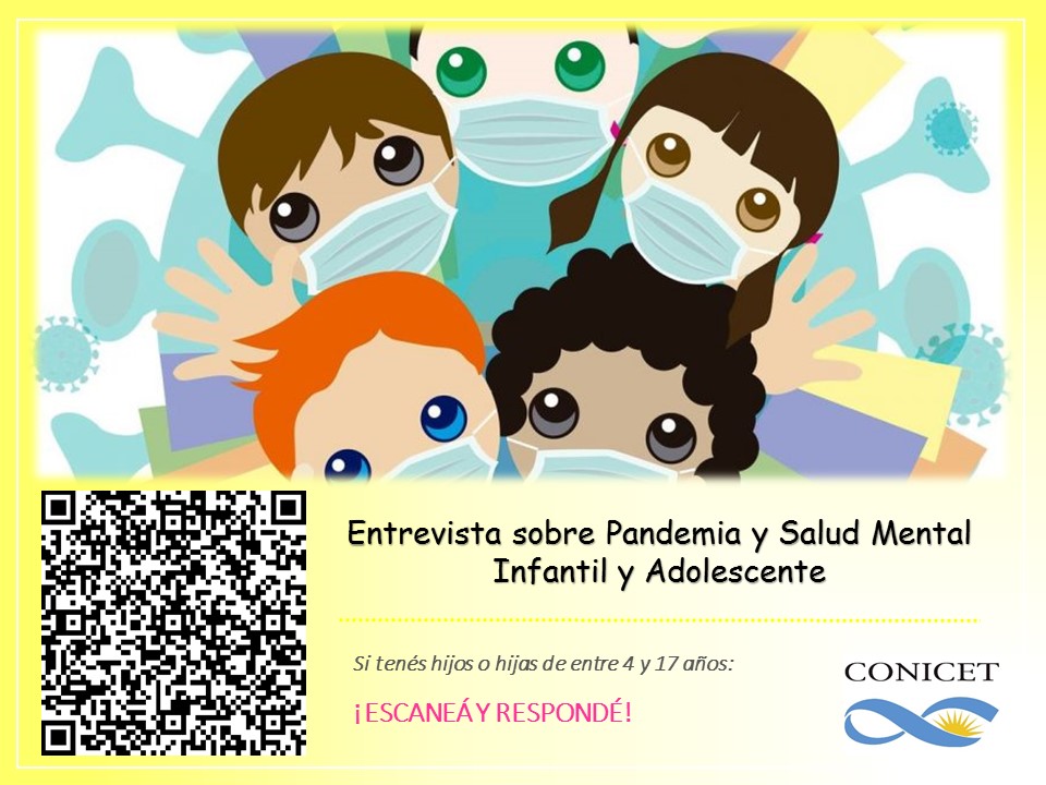 LeandroDrivet's tweet photo. Les dejo la invitación para participar de este estudio sobre salud mental y pandemia en niños, niñas y adolescentes, respondiendo una breve entrevista sobre sus hijos/as de entre 4 y 17 años. Pueden responder una vez por cada hijo/a. Sólo Argentina. https://t.co/CSgYy7ukPh https://t.co/eWkScYIlKS