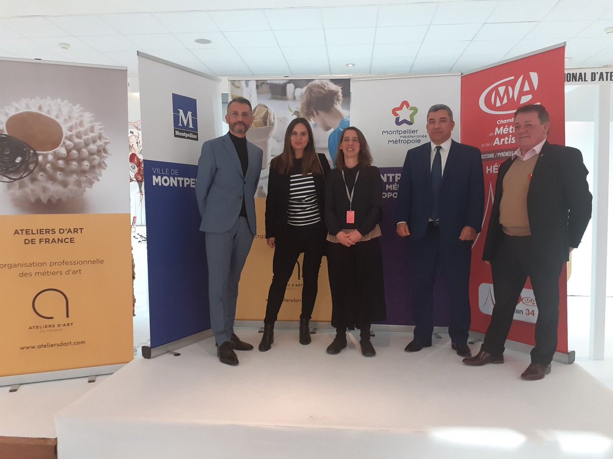 BLALIAM's tweet photo. Ob'Art #Montpellier : le rendez-vous occitan incontournable des #métiers d’#art en #Occitanie, est de retour au Corum pour sa 7ème édition du 5 au 7 novembre.

#ObArt #Attractivite #Economie #Territoires @JBenabdillah @electionCMA34 @ChelviZita @RYCHARTIER @ateliersdart https://t.co/f1kIIe333l