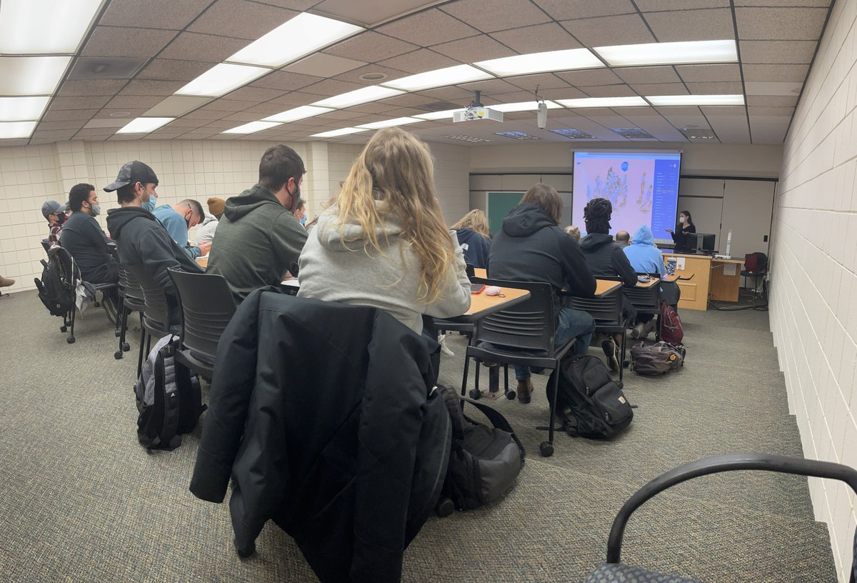 IUP_KHSS's tweet photo. Thank you, Elizabeth Schmidt, for coming to Dr. Castle's class to speak! 💪🙂
#iup #iupedu #iupkhss #indianauniversityofpennsylvania https://t.co/in07RWxNv2