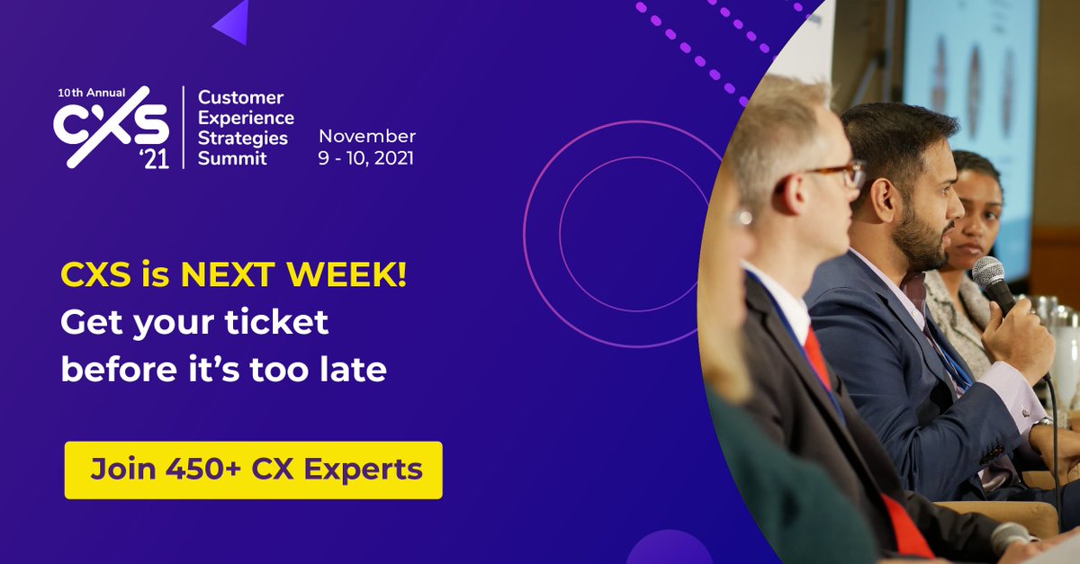 CXToronto's tweet photo. If you don't already have your ticket for #CXS2021 - you're going to miss out! 😭https://t.co/k3q4r0l5S0

#FOMO #CustomerExperience #virtualevent https://t.co/zIGpuub9Av