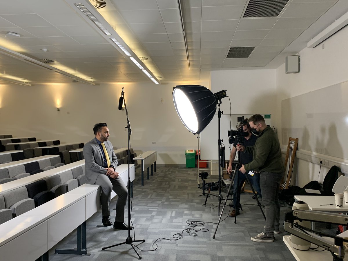 Great day working with some our international students yesterday filming our new International video. Keep an eye out on our International webpages in the next few weeks uos.ac.uk/content/intern… for the full video 😊