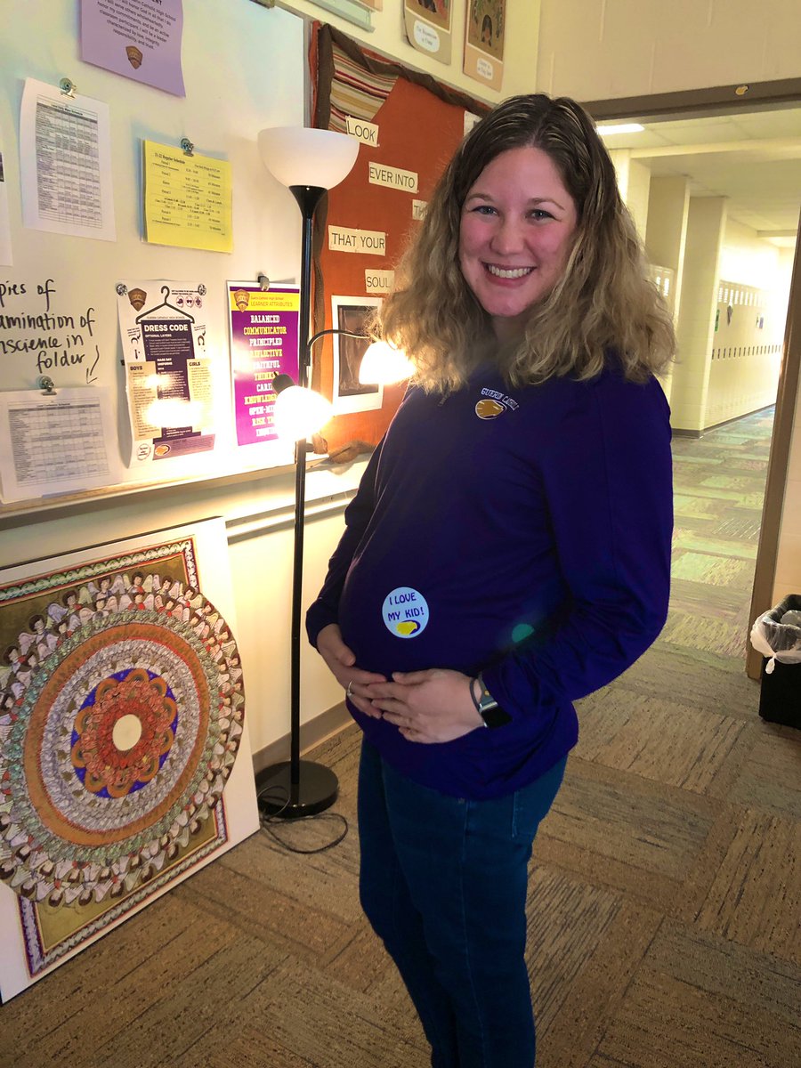 It may have been Dad’s Day at <a href="/GuerinCatholic/">Guerin Catholic H.S.</a> this morning, but I couldn’t resist sharing just how much I love my little future Golden Eagle!
💛💜🦅🤰🏼

📸: <a href="/MissLaCoy/">Miss Lauren LaCoy</a>