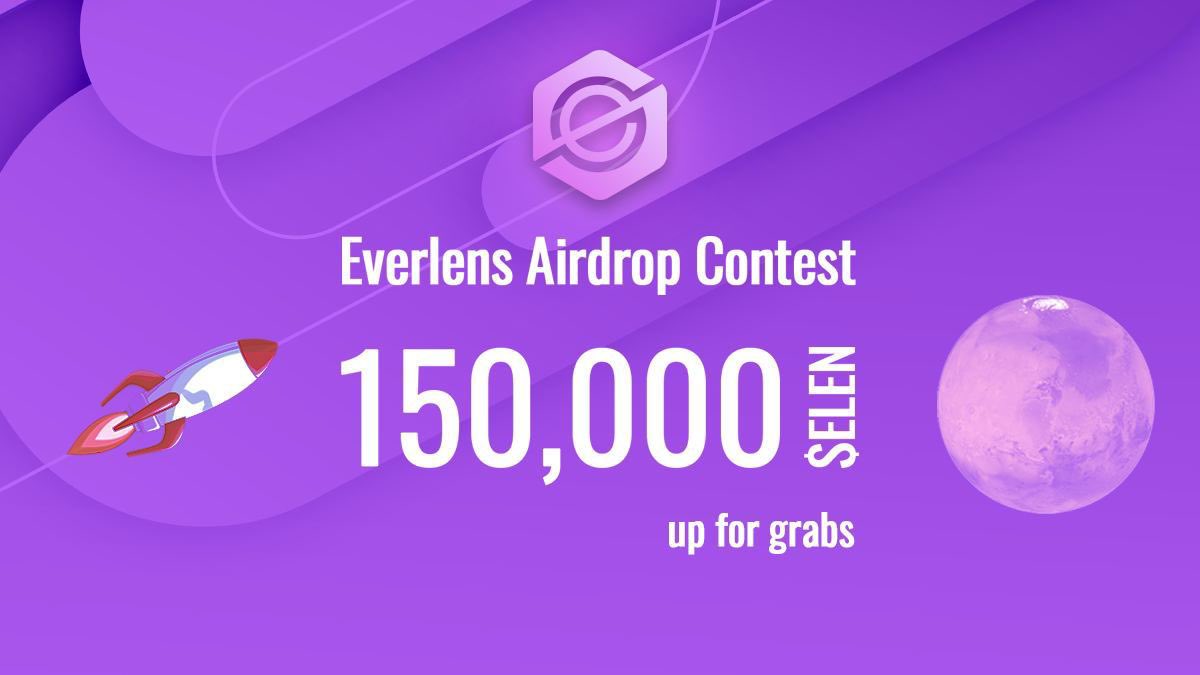 everlensnft's tweet image. 📣Everlens Pre-IDO #Airdrop Campaign

💰 150,000 $ELEN up for Grabs
🏆 100 Winners

1️⃣  Follow the link: app.viralsweep.com/contest/full/8…
2️⃣ Complete the tasks
3️⃣ Get your rewards

Will you miss out on this #Giveaway? 🤫

Know all about the Rules ⤵️
t.me/everlensnft/22…
