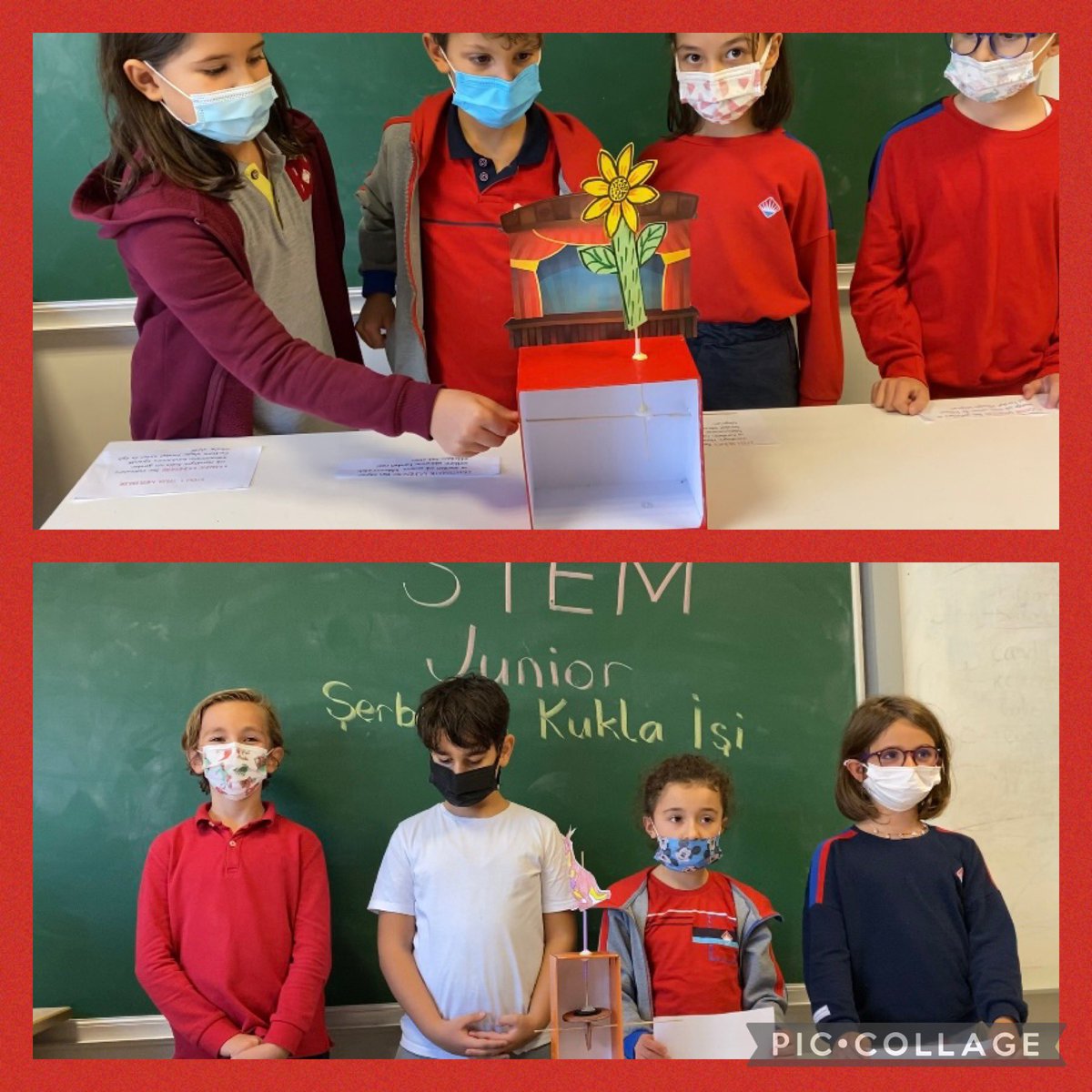 busraerdnc's tweet photo. #STEMJunior dersi Makineler Dünyası kapsamında hazırlandığımız “Şerbet’in Kukla İşi” serüvenimizi tamamladık. #STEMgelecektir ❤️💙 https://t.co/o10TqCGcxk