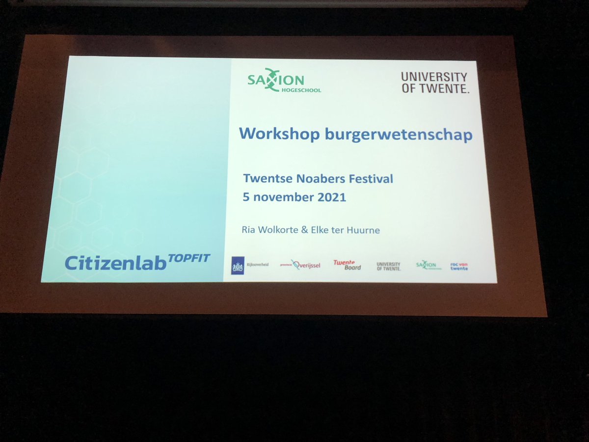 Heerlijk, een middag workshops en veel bekende gezichten. #overheidsparticipatie