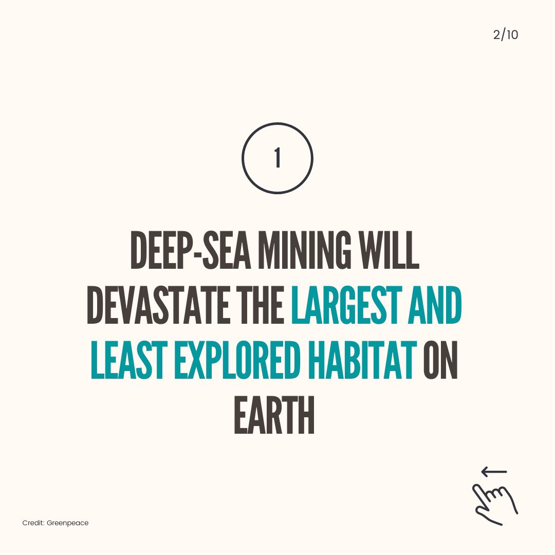 TheOxygenProj's tweet image. The biggest reason why #DeepSeaMining is dangerous? 

We don’t know enough about the deep sea.

#DefendTheDeep #KeepItInTheDeep