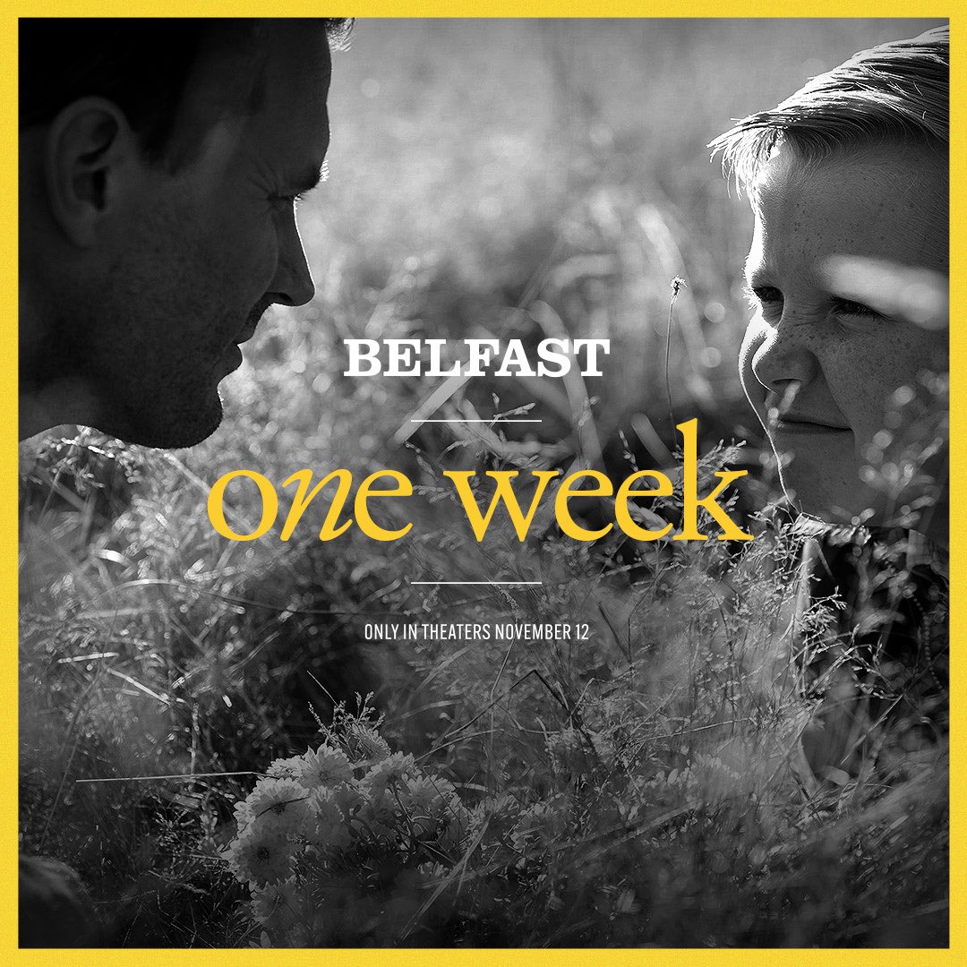 Our memories make us. In one week, Kenneth Branagh’s #BELFAST finally opens in theaters.

Get your tickets now: belfastmovietickets.com