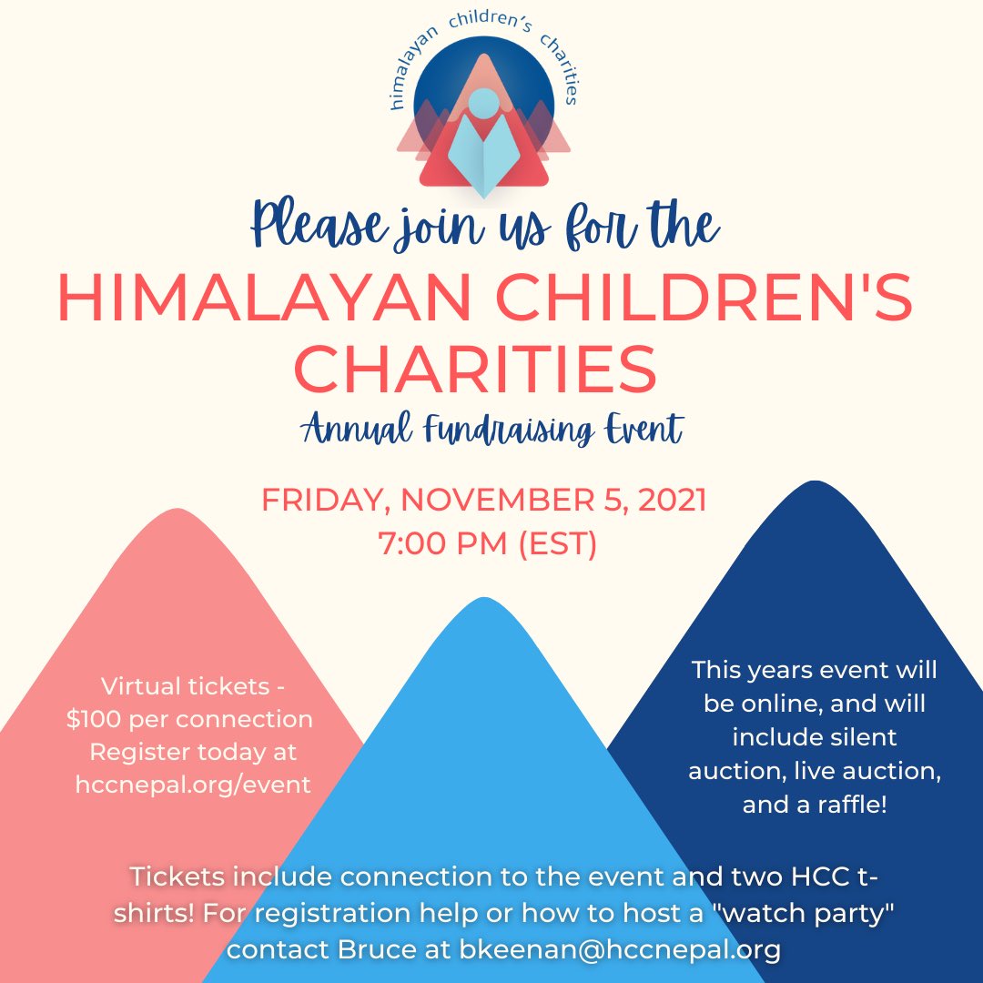 HCCNepal's tweet photo. Get your tickets for tonight’s event here: https://t.co/nQTzfwrelu https://t.co/ABzy0Lf03m