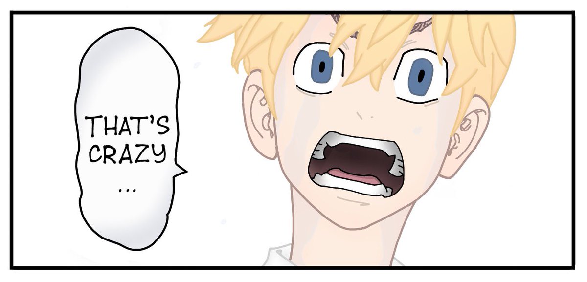 Yamihana_min's tweet photo. This line reminds me of a series of tiktoks that idk what it’s called
#東卍FA
#TokyoRevengers 
#Chapter229 
#mycoloring 
#takemichi https://t.co/4V6Cn7crBg