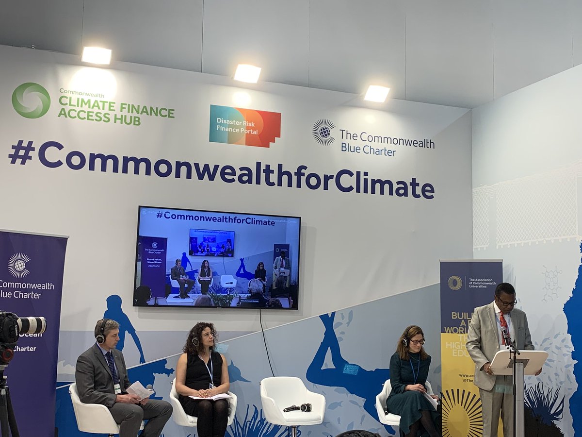 steve_cefas's tweet photo. @commonwealthsec pavilion- Transitioning to the Blue Economy. establishing a CoE for Oceanography and the Blue Economy in Antigua and Barbuda. @CefasGovUK looks forward to continuing our collaborative work with A&amp;B on this important initiative. #CefasatCOP26 @cefasGovUk @ABHCUK https://t.co/3ns3Y2iLHB