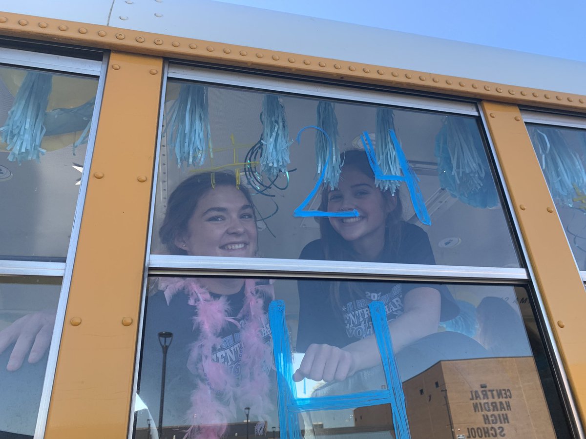 HardinCoSchools's tweet photo. The @CHHS_HCS Lady Bruins are @KHSAA State Volleyball Tournament bound!  They play in the quarterfinals this evening at 5. The team received an amazing send off from students, staff and families!  #HCSStrongerTogether https://t.co/wE1vVy2IrC