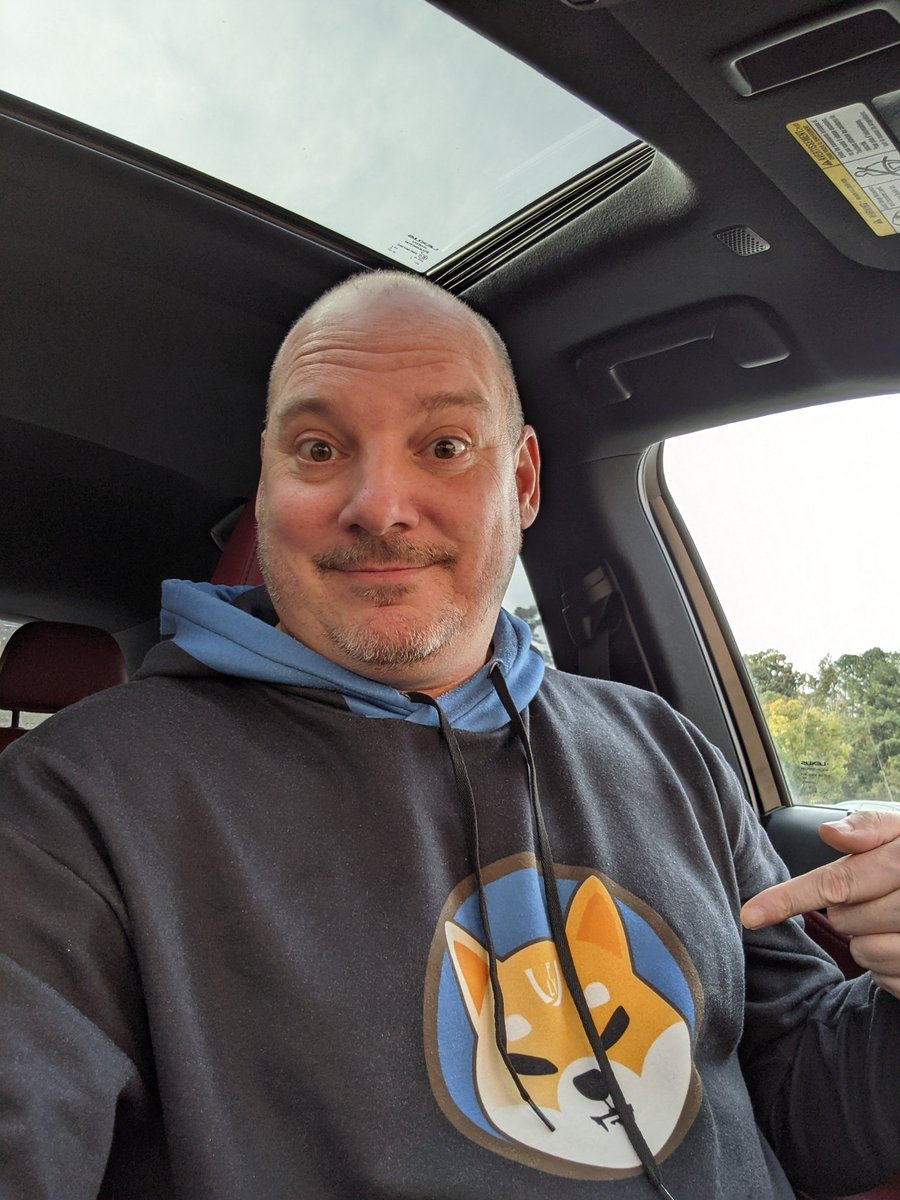 ShannonBrayNC's tweet photo. Finished running my errands; time to get back to work. Looks like my $shib wear was a great choice today. Get it going #shibarmy! https://t.co/z15yJ8DLGY