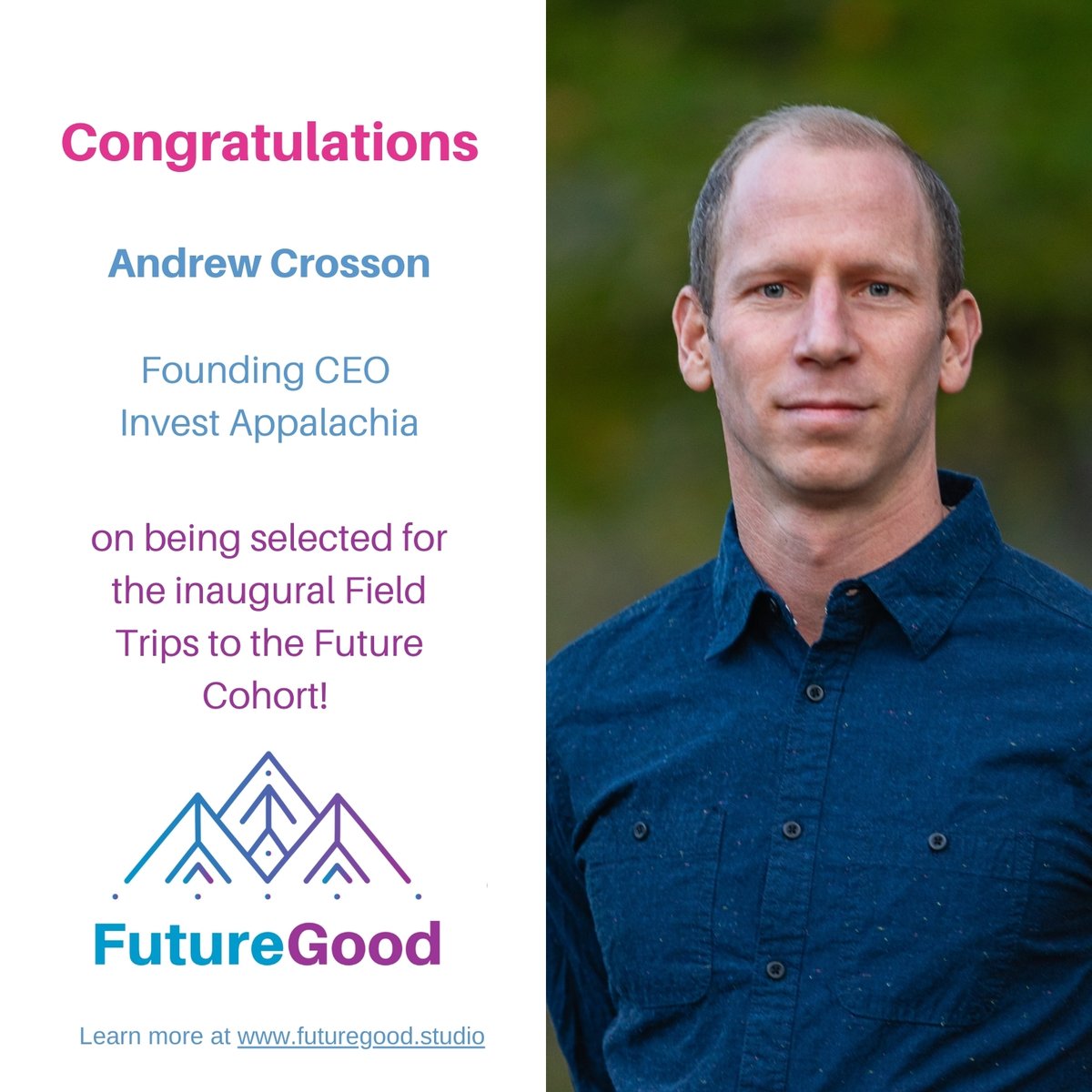 InvestAppalach's tweet photo. Invest Appalachia is excited to be represented in the inaugural "Field Trips to the Future" cohort, a group of national leaders bringing to life their vision for the future of rural communities. Supported by @RWJF led by @TristaHarris #futuregood
https://t.co/4aa585sgZo https://t.co/2jT64aoDvT