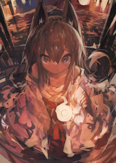 夕けも 