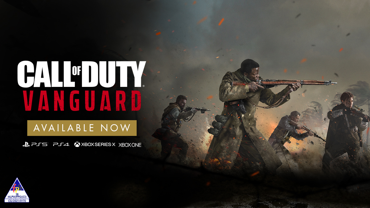 Game4U_ZA's tweet photo. Call of Duty Vanguard is here, with a new WW2 story campaign. What are you most excited for in Vanguard?
#COD #CallofDutyVanguard #PS4 #XB1 #XBSX #PS5 #Vanguard #Gaming #FPS #Action #Game4U #SA #ZA #FreeDelivery #ShopOnline https://t.co/2OKhif4s9K