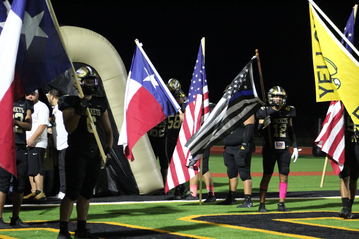 EE_Jacket2021's tweet photo. Class 5A Bi-District FB Playoffs

E-E @ SA Alamo Heights
Friday, Nov. 12th @ 7 p.m.
Harry B. Orem Stadium https://t.co/GYXK5oIyss