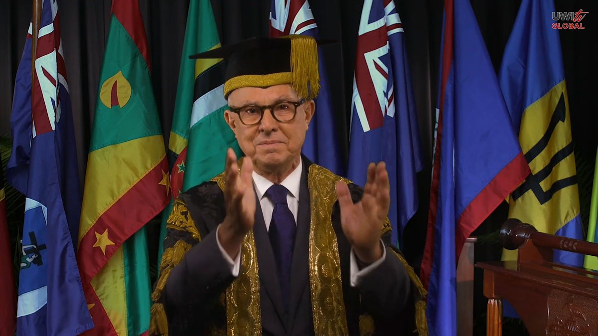 UWITv's tweet photo. Scenes from the 2021 #UWIMona #Graduation Ceremony: Faculty of Social Sciences Part 2, Engineering and IGDS. Watch live on https://t.co/luMYSBWCrN, https://t.co/oOfqZ92NGf or on the #UWITV #FlowEVO channel #UWI #ButchHendrickson National Baking Company @nationalbakery https://t.co/eYSnos6Yow