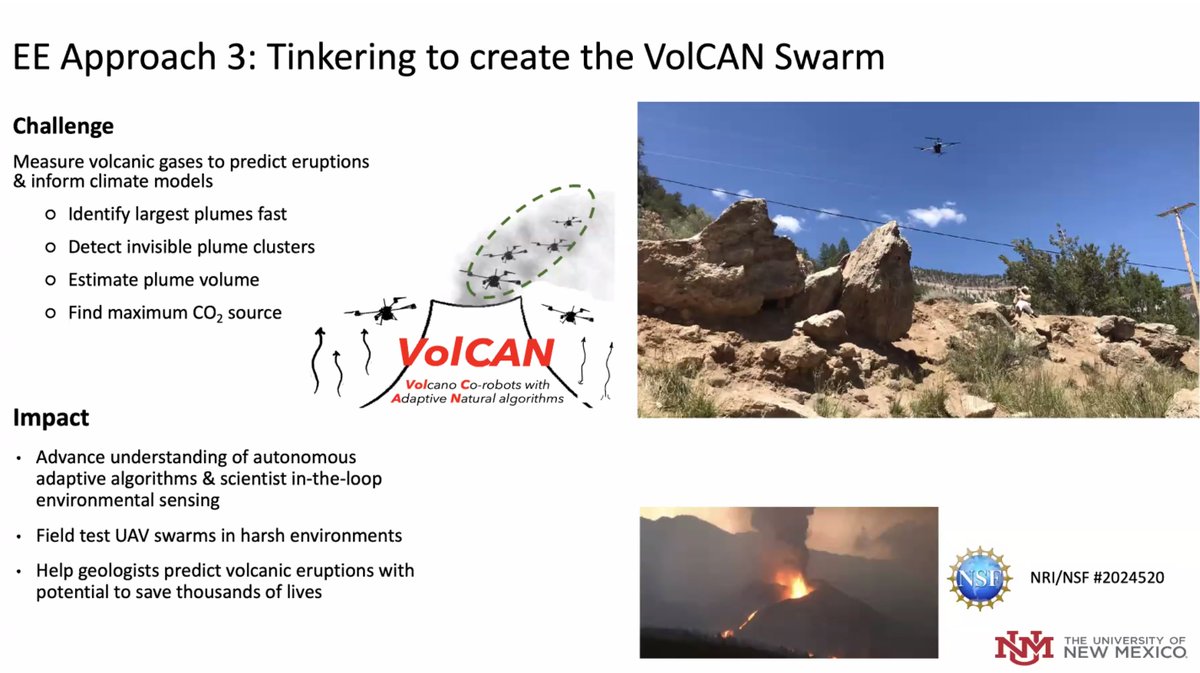 sfiscience's tweet image. &quot;The vast majority of robots are built for controlled environments...[and, be it with robots or vaccines] magic bullets work horribly outside of the environment for which they were intended.&quot;

— @UNM+SFI&apos;s @MelanieEMoses on lessons from #EmergentEngineering: