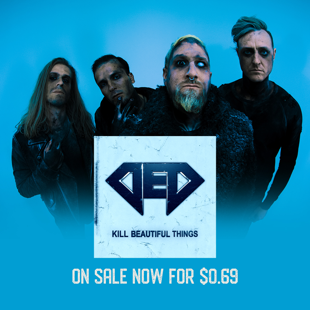 WeAreDed's tweet photo. DED Nation: the original and live version of our single "Kill Beautiful Things" is on sale for $0.69!! 🤘 
Download now before the sale ends. #StayDED ☠ https://t.co/OHex3BENtM https://t.co/duvSSeq8y5