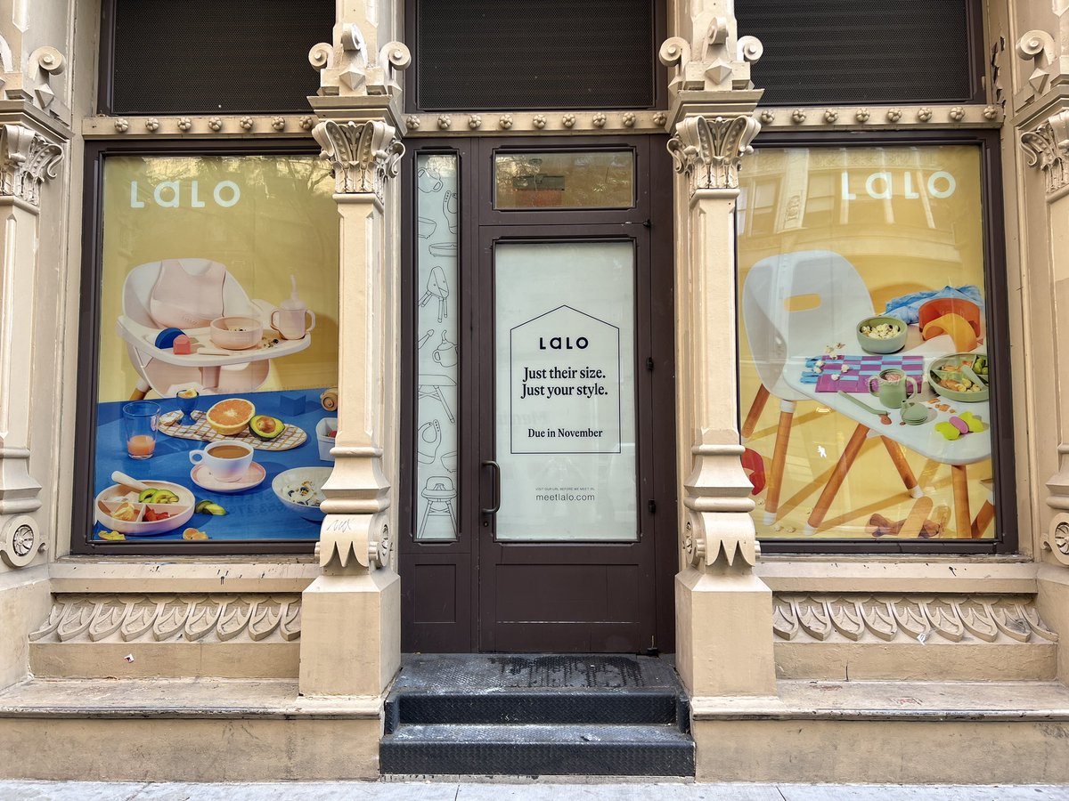 It’s official <a href="/meetlalo/">Lalo</a> is opening its first flagship later this month in nyc! Come visit us at 0 Bond Street (corner of Broadway) soon. 

<a href="/GMDavidson/">Greg Davidson</a> and I are one step closer to realizing our vision of changing how parents shop for their little one.