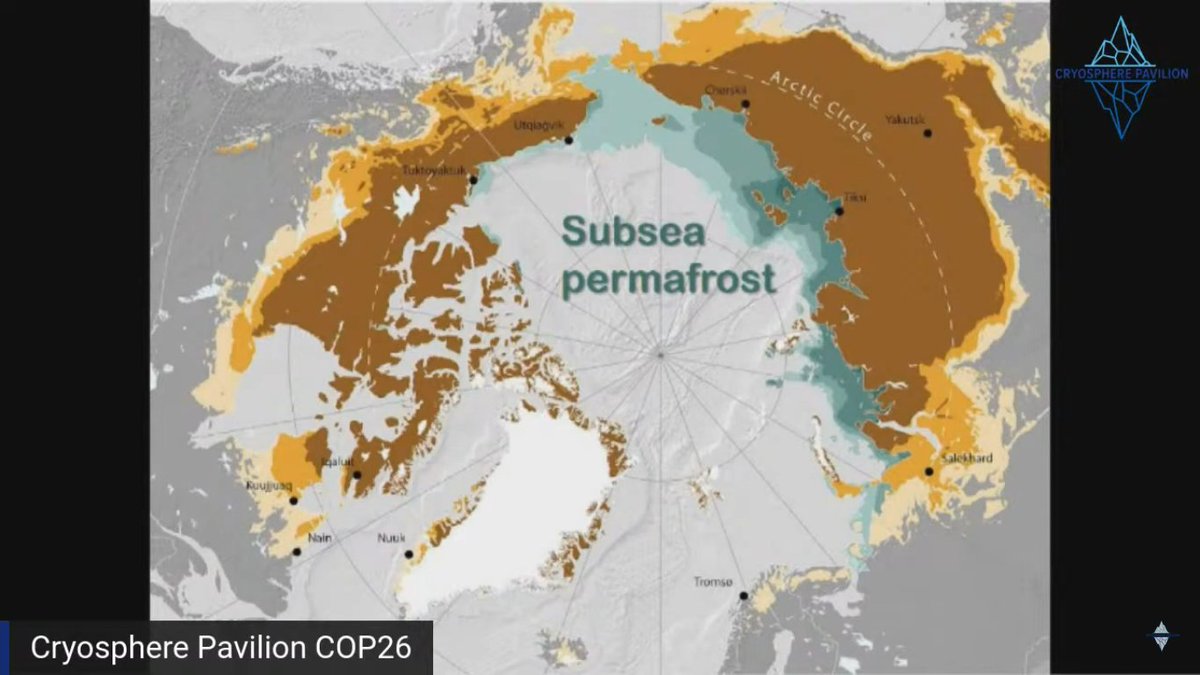 Dr Paul Overduin @AWI_Media speaking at @COP26 #CryospherePavilion yes'y on subject of 'Subsea Permafrost'

Key message: permafrost is a pot lid and a freezer

youtu.be/66STIJTU2eA?t=…

@cabotinstitute @GW4Climate @GSI_Exeter