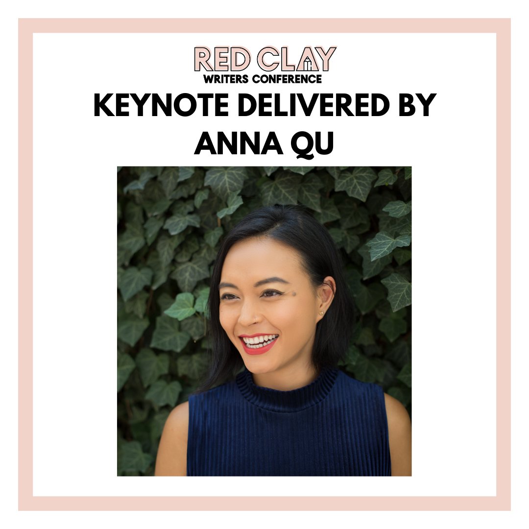 gawriters's tweet photo. ✨ Join us for Anna Qu's keynote address, "Art and the Pursuit of Justice," at the Red Clay Writers Virtual Conference THIS WEEKEND (@QuillingIt)! ✨ #redclay2021 #transformyourwriting
👉 Schedule & register: https://t.co/oFxxwh8lP8 https://t.co/pDpqlOhpE6