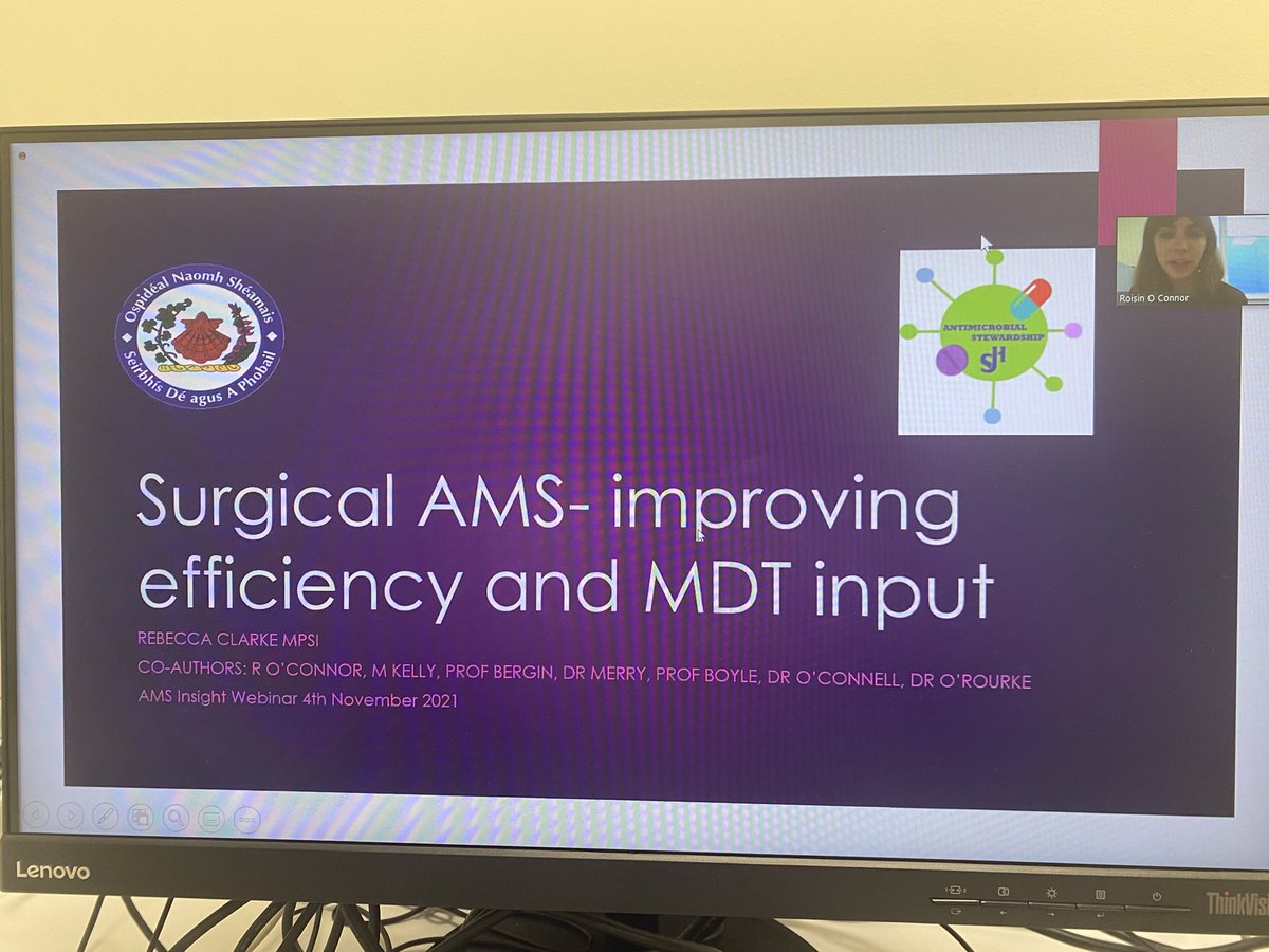 Kel979Mary's tweet photo. A great series of webinars with @AMSInSight . Well done to all the SJH presenters @stjamesdublin @ElaineHoulihan2, Rebecca Clarke and the clinical pharmacy team @colleran_maeve @berncarr1 #amsinsight https://t.co/dNEZU1i3yv