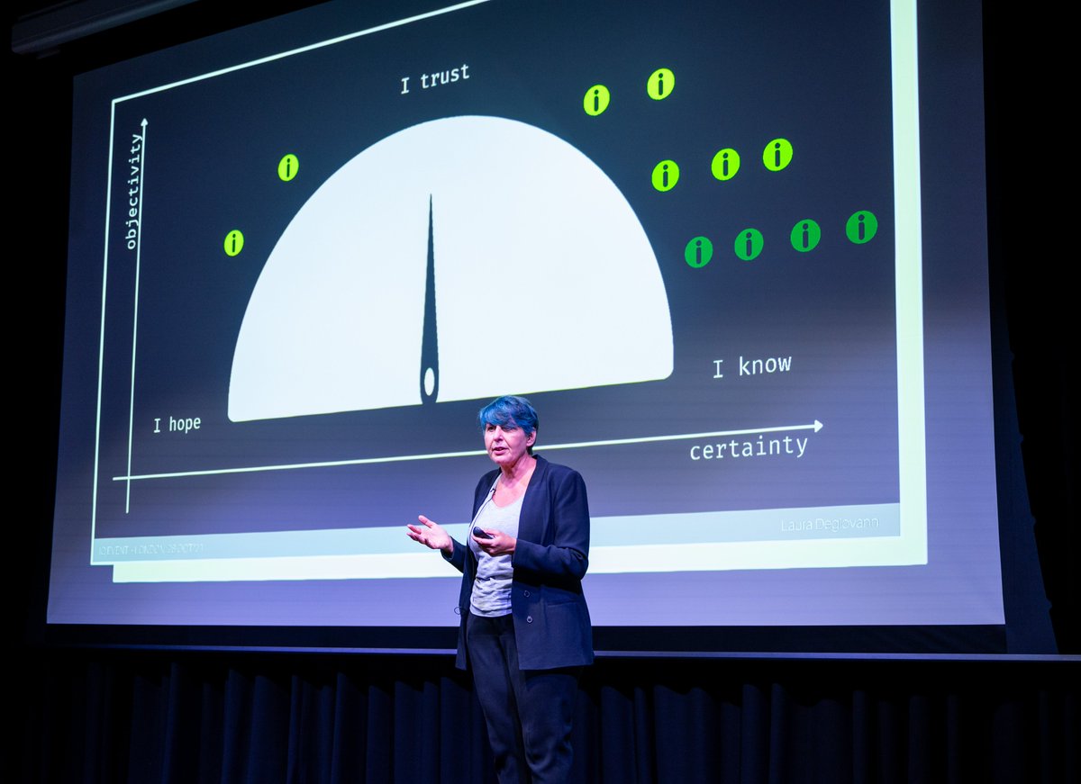 QiDigitalLtd's tweet photo. A thought-provoking talk by @degiolaura about trust in a modern society. Trust and transparency in today’s digital day and age is salient in any organisational structure. 

#digital #trust #partnerships #tiiqu #crypto https://t.co/sPRUYD4mU5